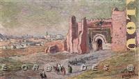 EDOUARD HERZIG PORTE BAB EL KHEMIS MEKNES.jpg